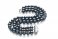 Brățară Triplă Dianna cu Perle Negre de Cultură Calitate AA 6-7 mm